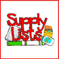 Winfield Elementary School supply lists